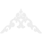 Ekena Millwork Pitch Kendall Architectural Grade PVC Gable Pediment, 60"W x 35"H x 1"P (14/12) GPP060X035X100KEN - alternate 2